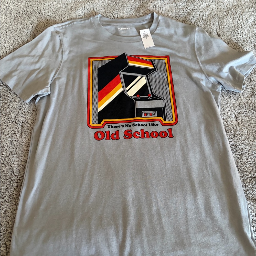 Old Navy Graphic Gray Tee
